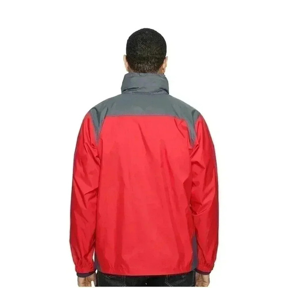 Columbia Glennaker Lake Hooded Windbreaker, Mountain Red/Graphite, Men's XL - Picture 5 of 10